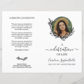 ホワイトリース写真お祝いのライフプログラム (正面)