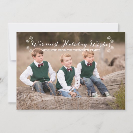 ホワイトリートホワイズフォトフラットカード シーズンカード (正面)