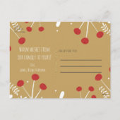 ホワイトリーブス＆ベリー ゴールド ホリデー クリスマス (裏面)