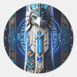 ホワイトレイベンブルートーテム ラウンドシール