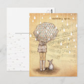 ホワイトレインシンフォニ恋しく思ーのユーカスタムハガキ ポストカード (正面/裏面)