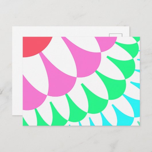 ホワイトレインボーはかりで測 ポストカード (正面/裏面)