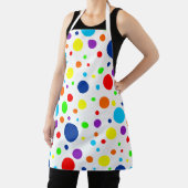 ホワイトレインボースポットエプロン エプロン (インサイチュ)