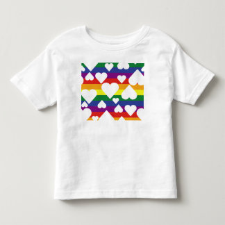 ホワイトレインボーティー トドラーTシャツ