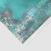 ホワイトレイヴンティール（緑がかった色）王室のクロークデクページ 薄葉紙 (詳細)