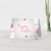 ホワイトレイースターカード サンキューカード (正面)