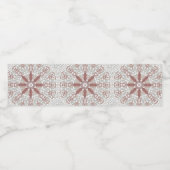 ホワイトレエレガントースフローラウォーターボトルラベル ペットボトルラベル (シングルラベル)