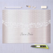 ホワイトレエレガントースフローラティッシュペーパー 薄葉紙 (クラフト)