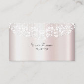 ホワイトレエレガントースフローラ名刺 名刺 (正面)