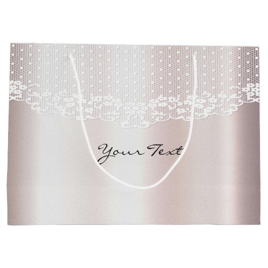 ホワイトレエレガントースフローラ抱き枕 ラージペーパーバッグ (裏面)