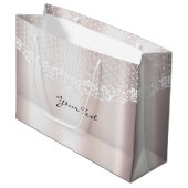 ホワイトレエレガントースフローラ抱き枕 ラージペーパーバッグ (正面アングル)