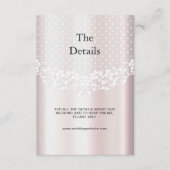 ホワイトレエレガントースフローラ詳細エンクロージャカード エンクロージャーカード (正面)