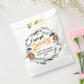 ホワイトレッツ幽霊不気味ハロウィーンリース フェイバーバッグ (封をした状態)