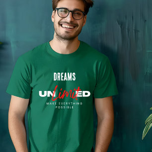 ホワイトレッドドリームアンリミテッドTシャツ Tシャツ