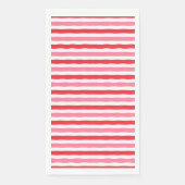 ホワイトレッドピンクの夏のストライプ (正面)