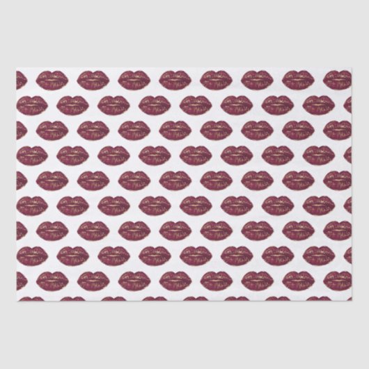 ホワイトレッドリップキス 薄葉紙 (正面)