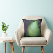 ホワイトレディ独身のースリッパーオーキッドフラワークローズアップ クッション (椅子)