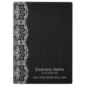 ホワイトレトロレース クリップボード (裏面)