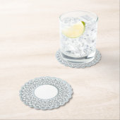 ホワイトレフェイクースエレガントヴィンテージコースター ペーパーコースター (インサイチュ)