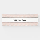 ホワイトレフェイクース生地の背景 横断幕 (横)