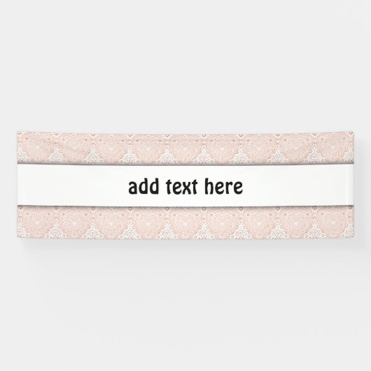 ホワイトレフェイクース生地の背景 横断幕 (横)