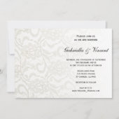 ホワイトレフェイクース結婚式招待状 招待状 (正面)