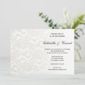 ホワイトレフェイクース結婚式招待状 招待状 (スタンド正面)