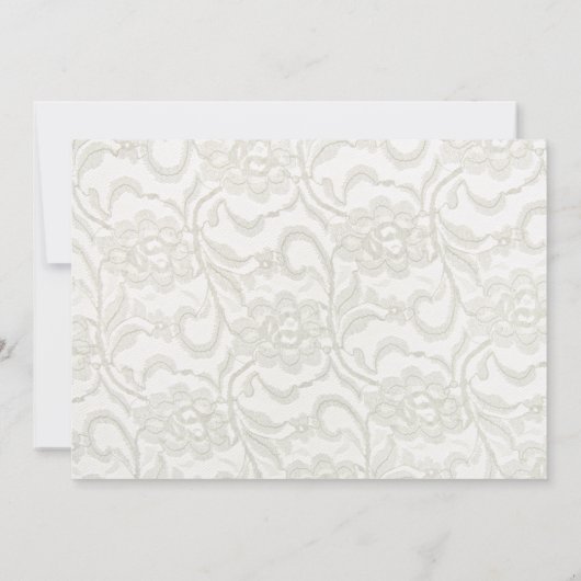 ホワイトレフェイクース結婚式招待状 招待状 (裏面)