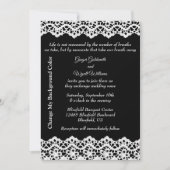 ホワイトレースとプロミッ結婚ズ 招待状 (正面)