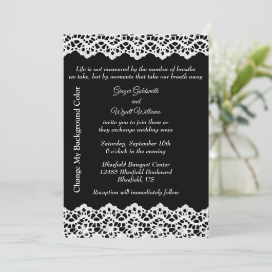 ホワイトレースとプロミッ結婚ズ 招待状 (スタンド正面)