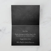 ホワイトレースオンシャルボードハッピーマザーズデイ カード (内部)