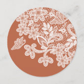 ホワイトレースオンテラコッタラウンドメニュー メニュー (裏面)