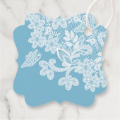 ホワイトレースオンパステルブルーバプテスマ フェイバータグ (裏面)