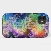 ホワイトレースオーバーレインボーティッシュペーパーケースマイトiPh Case-Mate iPhoneケース (裏面(横))