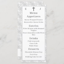 ホワイトレースカトリックモノグラムの教徒