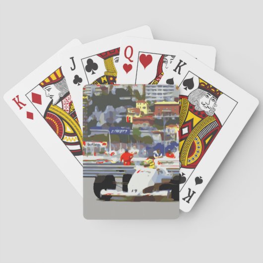 ホワイトレースカー – シティサーキット トランプ (裏面)