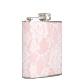 ホワイトレースピンク フラスク (右)