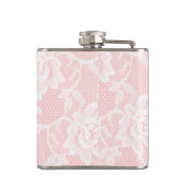 ホワイトレースピンク フラスク (裏面)