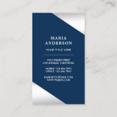 ホワイトレースブライダルコルセットリンジェリーブティック 名刺 (裏面)