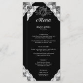 ホワイトレース手打ち拘束結婚手 メニュー (正面/裏面)