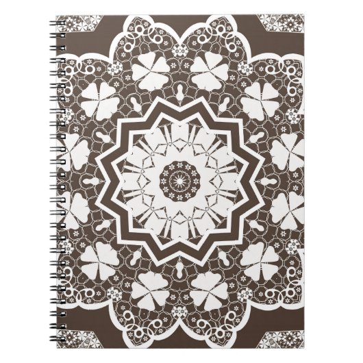 ホワイトレース ノートブック (正面)