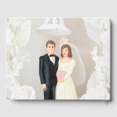 ホワイトレース&バラ葉ズゲストブック ゲストブック (裏面)