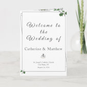 ホワイトレース&バラ葉ズヌプティアルマスと写真 プログラム (正面)