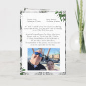 ホワイトレース&バラ葉ズヌプティアルマスと写真 プログラム (裏面)