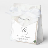 ホワイトレース&バラ葉ズモノグラム フェイバーボックス (正面サイド)