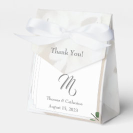 ホワイトレース&バラ葉ズモノグラム フェイバーボックス