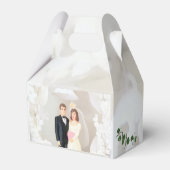 ホワイトレース&バラ葉ズモノグラム フェイバーボックス (裏面サイド)