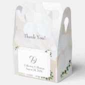 ホワイトレース&バラ葉ズモノグラム フェイバーボックス (オープン)