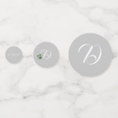 ホワイトレース&バラ葉ズ コンフェッティ (裏面)