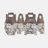 ホワイトレース |バーンウッドブライダルシャワーのビーフボックス フェイバーボックス (折り畳みなし)